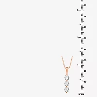 Snowman (H-I / I1) Womens 1 1/4 CT. T.W. Lab Grown White Diamond 10K Gold 18 Inch Pendant Necklace