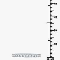 (H-I / I1) Womens 2 CT. T.W. Lab Grown White Diamond 10K Gold Cushion Side Stone Halo Bridal Set