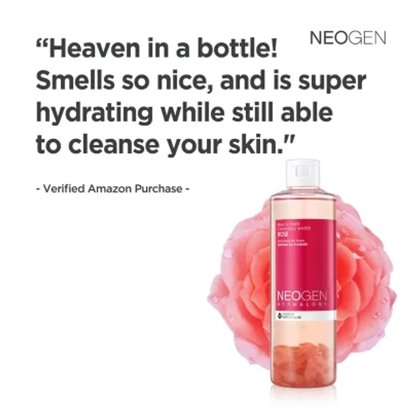 Neogen Dermalogy Real Flower Cleansing Water Rose