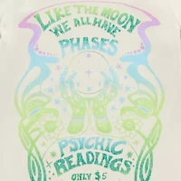 Thereabouts Little & Big Kid Girls Round Neck Long Sleeve Regular Fit Graphic T-Shirt