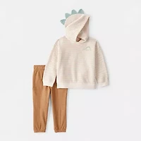 Carter's Dinosaur Hooded Toddler Boys 2-pc. Pant Set