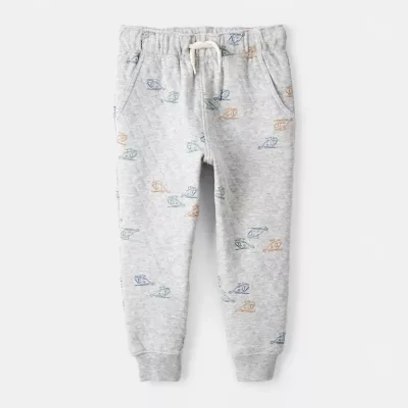 Carter's Quilted Helicopter Toddler Boys 2-pc. Pant Set