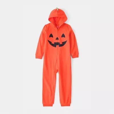 Carter's Halloween Little & Big Kid Unisex Fleece Hooded Long Sleeve One Piece Pajama