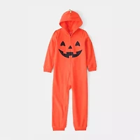 Carter's Halloween Little & Big Kid Unisex Fleece Hooded Long Sleeve One Piece Pajama