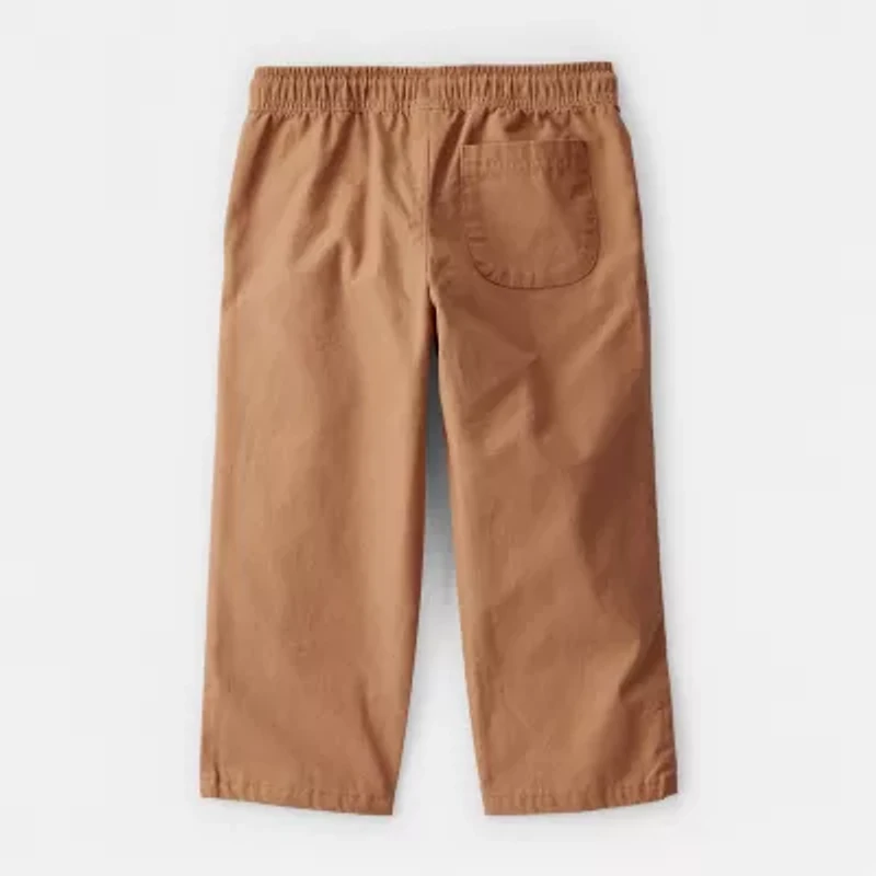 Carter's Toddler Boys Straight Regular Fit Pull-On Pant