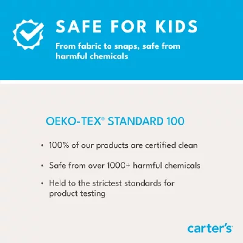 Carter's Little & Big Kid Boys Straight Regular Fit Pull-On Pant