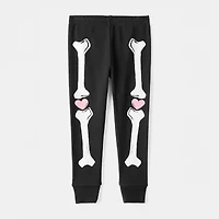 Carter's Halloween Toddler Girls Rib Round Neck Long Sleeve 2-pc. Pajama Sets