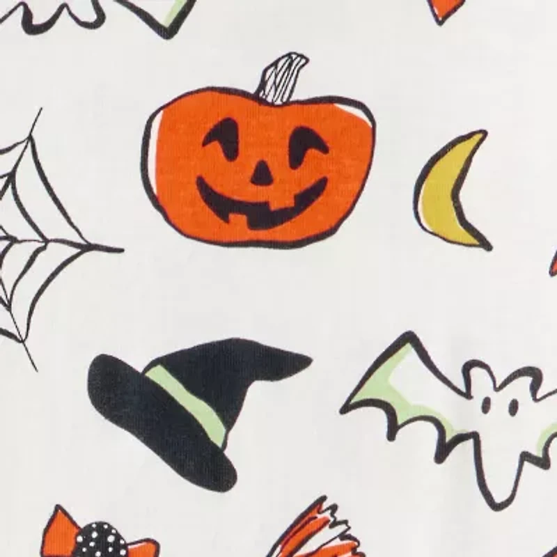 Carter's Halloween Little & Big Kid Unisex Rib Round Neck Long Sleeve 2-pc. Pajama Sets