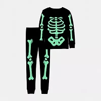 Carter's Halloween Little & Big Kid Boys Rib Round Neck Long Sleeve 2-pc. Pajama Sets
