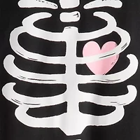 Carter's Halloween Little & Big Kid Girls Rib Round Neck Long Sleeve 2-pc. Pajama Sets