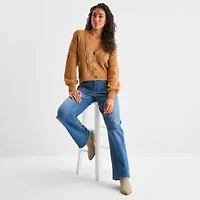 Frye and Co. Womens V Neck Button Cardigan
