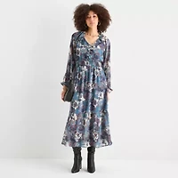 Frye and Co. Womens Floral Maxi Dress
