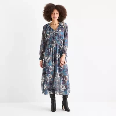 Frye and Co. Womens Floral Maxi Dress