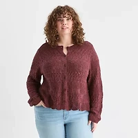 Frye and Co. Plus Womens Pullover Sweater