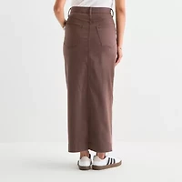 a.n.a Womens High Rise Maxi Skirt