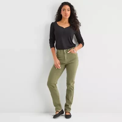 a.n.a Womens High Rise Slim Fit Jean