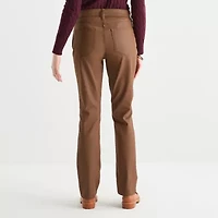 St. John's Bay Womens Mid Rise Straight Leg Jean