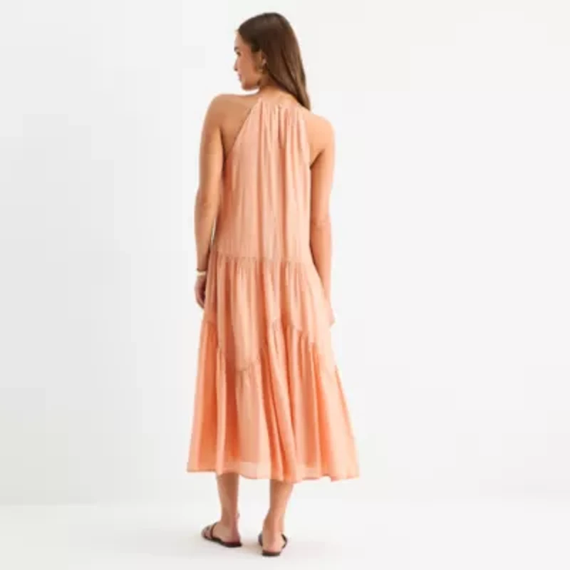 a.n.a Womens Sleeveless Maxi Dress