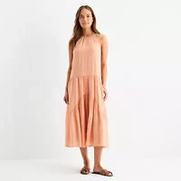 a.n.a Womens Sleeveless Maxi Dress