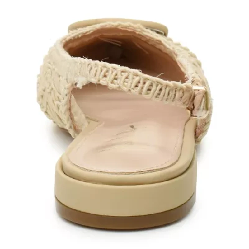 Nicole Miller Malky Sling Back Womens Pointed Closed Toe Slip-On Shoe