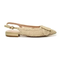 Nicole Miller Malky Sling Back Womens Pointed Closed Toe Slip-On Shoe