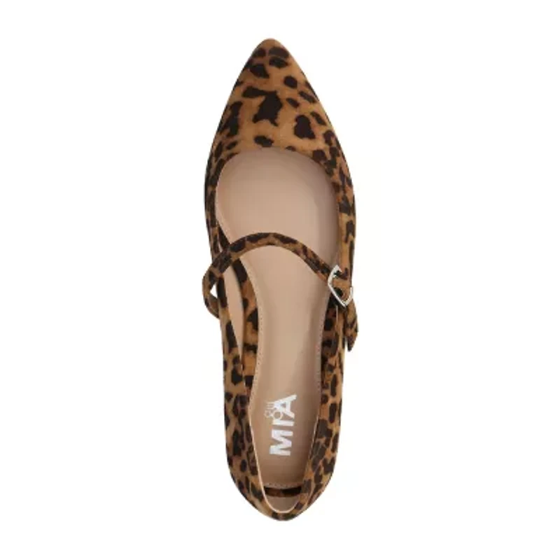 Mia Girl Fionna Womens Pointed Closed Toe Mary Jane Shoes