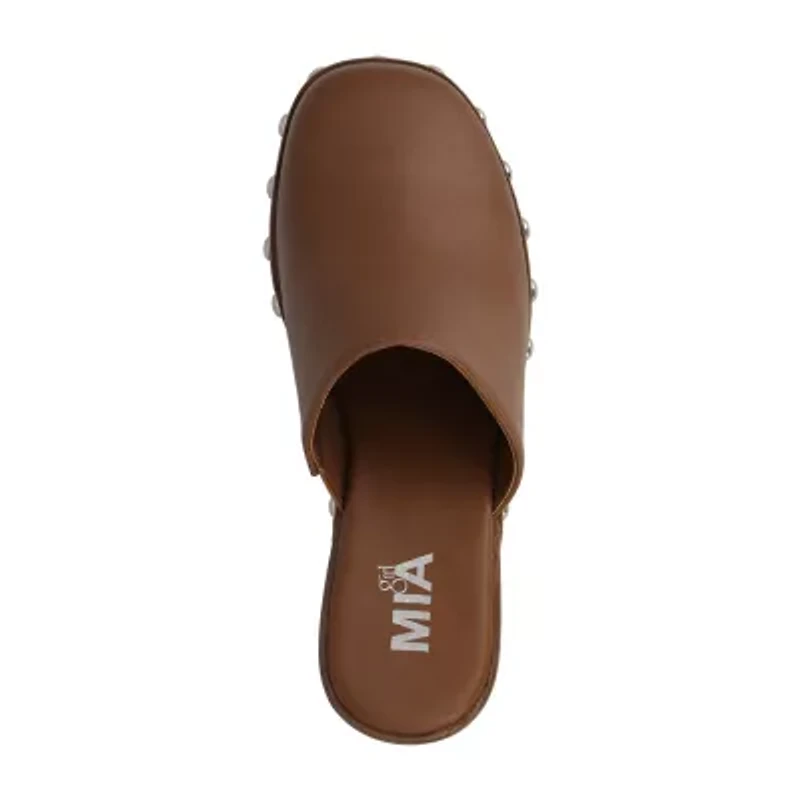 Mia Girl Earlene Womens Round Closed Toe Slip-On Shoe