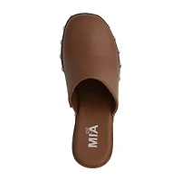 Mia Girl Earlene Womens Round Closed Toe Slip-On Shoe