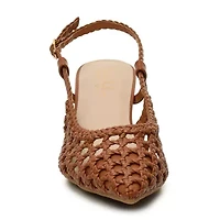 Nicole Miller Knotty Womens Pointed Closed Toe Kitten Heel Pumps