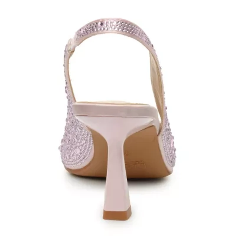 Nicole Miller Scoutie Womens Pointed Closed Toe Kitten Heel Pumps