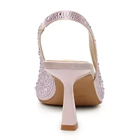 Nicole Miller Scoutie Womens Pointed Closed Toe Kitten Heel Pumps