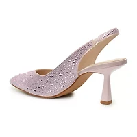 Nicole Miller Scoutie Womens Pointed Closed Toe Kitten Heel Pumps