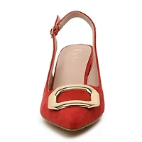 Nicole Miller Melrose Womens Pointed Closed Toe Block Heel Pumps