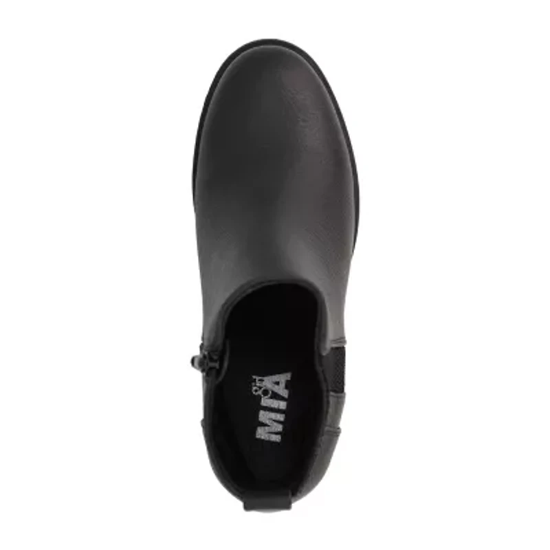 Mia Girl Womens Laritza Block Heel Chelsea Boots