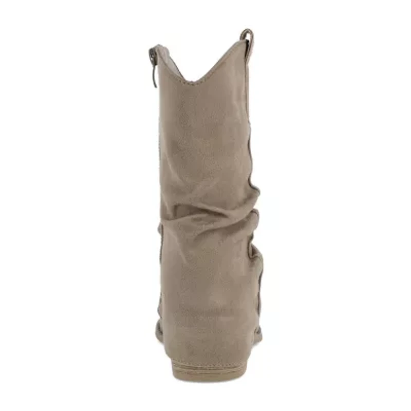 Mia Girl Womens Tawny Block Heel Cowboy Boots