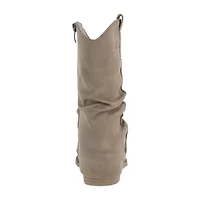 Mia Girl Womens Tawny Block Heel Cowboy Boots