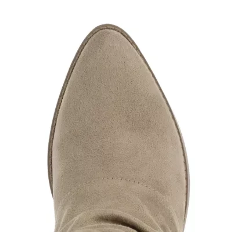 Mia Girl Womens Tawny Block Heel Cowboy Boots