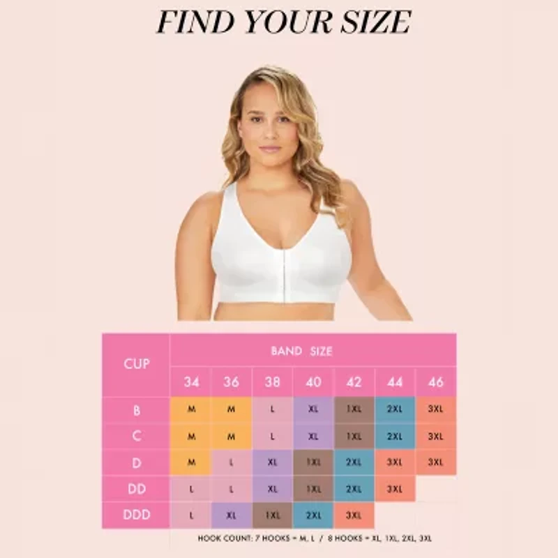Exquisite Form FULLY® Seamless Wireless Full Coverage Bra with Front Closure -5101000