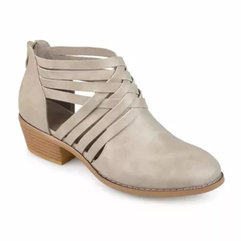 Journee Collection Womens Thelma Block Heel Booties