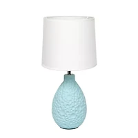 All the Rages Simple Designs Ceramic Table Lamp