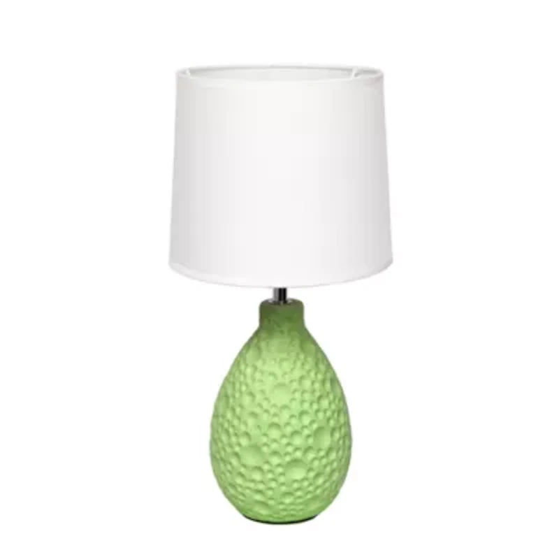 All the Rages Simple Designs Ceramic Table Lamp