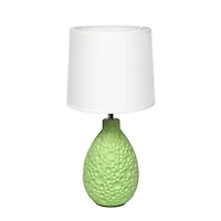 All the Rages Simple Designs Ceramic Table Lamp
