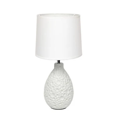 All the Rages Simple Designs Ceramic Table Lamp