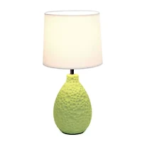 All the Rages Simple Designs Ceramic Table Lamp