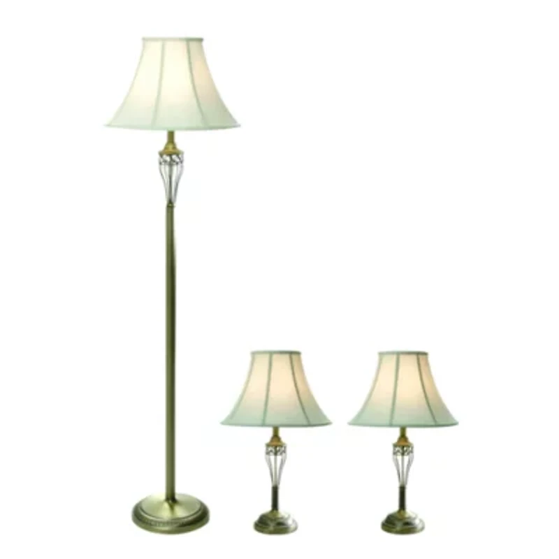 All the Rages Elegant Designs 3-pc. Lamp Set