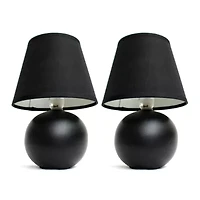 Simple Designs Mini Globe 2-pc. Lamp Set