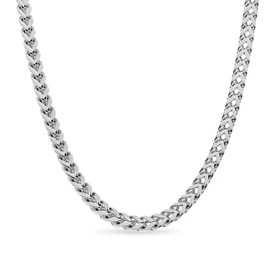 Mens Stainless Steel 20 Inch Curb Chain Necklace