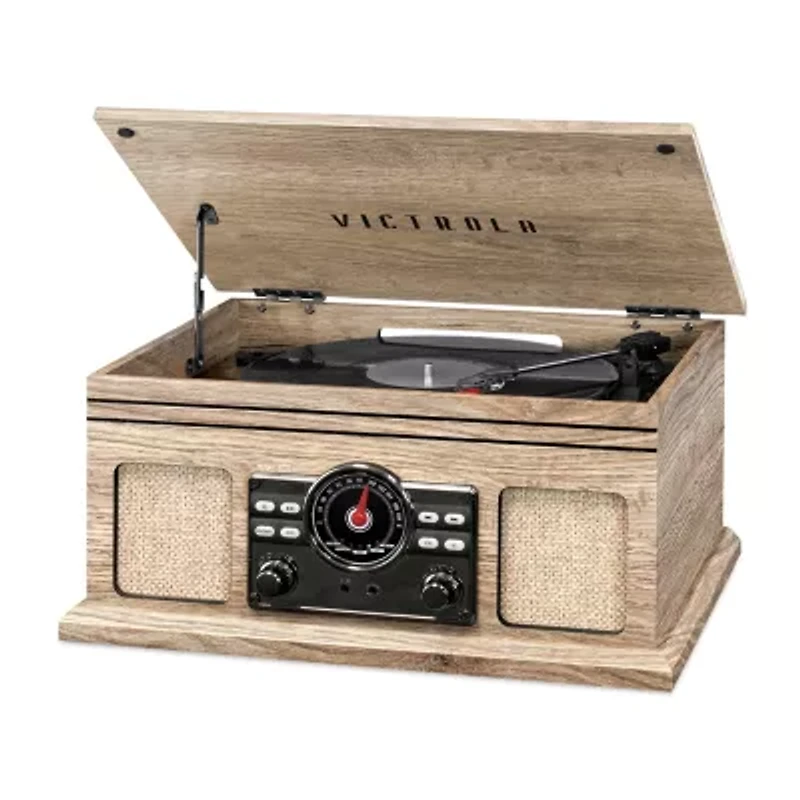 Victrola VTA-200B Wooden 6-In-1 Nostalgic Classic Turntable with Bluetooth