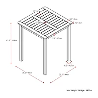 Corliving Miramar Bistro Table