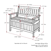 Corliving Miramar Bench